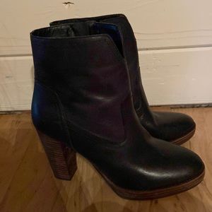 Lucky Brand platform booties